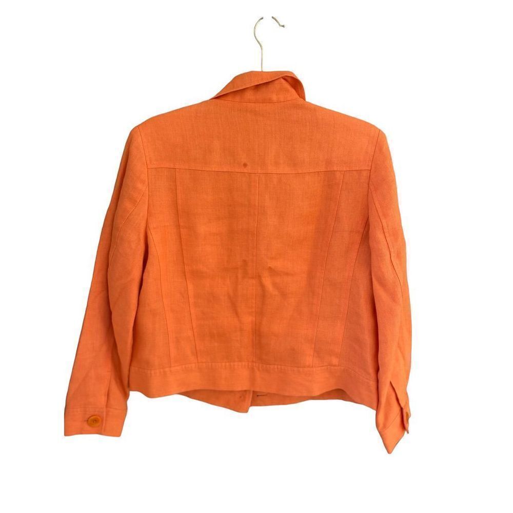 Talbots 10P corral orange blazer - Picture 2 of 4